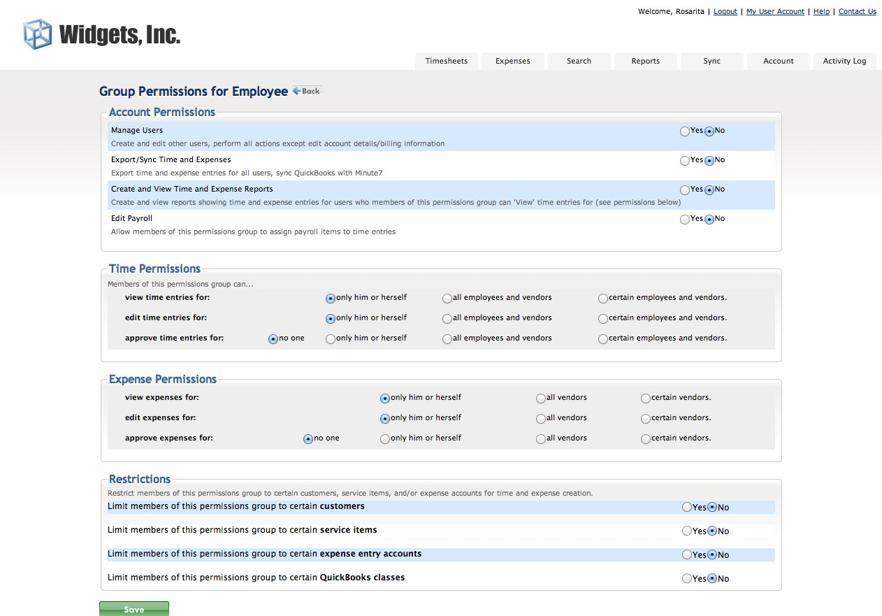Group Permissions